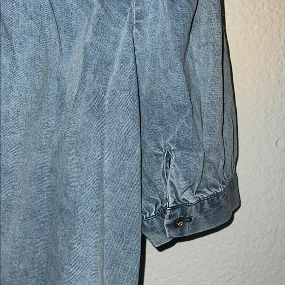 Jane and Delancey Light Blue Button Down Shirt - Picture 7 of 9